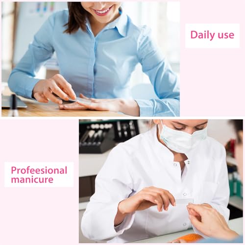 Mudder 4-Pack Glass Nail File Set with Protective Cases