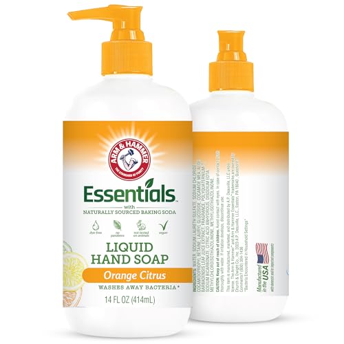 Arm & Hammer Orange Citrus Liquid Hand Soap 14 fl oz – Gentle Cleansing & Softening