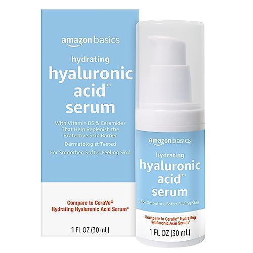 Amazon Basics Hydrating Hyaluronic Acid Serum - 1 oz