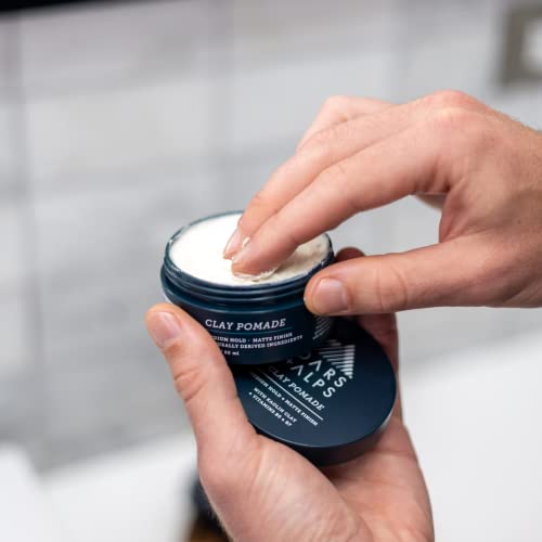 Oars + Alps Clay Hair Pomade for Men, Medium Hold & Matte Finish, 2oz