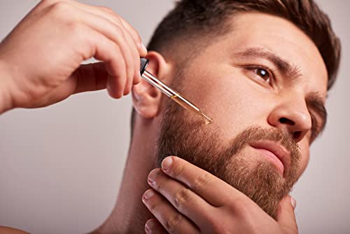 OPO Organic Beard Oil for Men - 4 oz Sandalwood, Vegan Conditioning