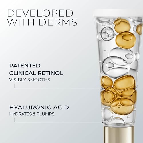 RoC Retinol Correxion Under Eye Cream for Dark Circles & Puffiness, Daily Wrinkle Cream, Anti Aging Skin Care Treatment Women and Men, 0.5 oz (Packaging May Vary)