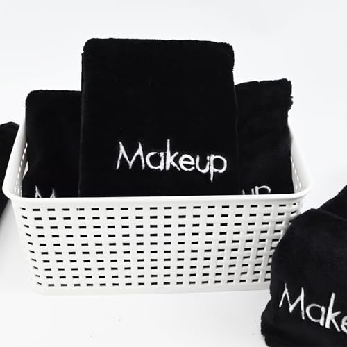 Vnoss Microfiber Makeup Remover Towels - Pack of 6, 13x13 in