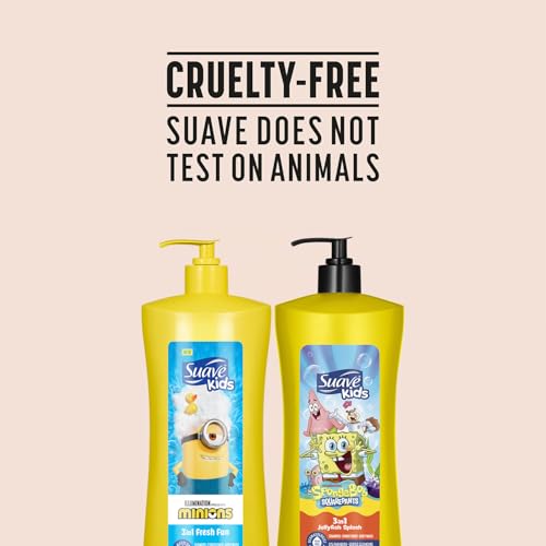 Suave Kids 3-in-1 Body Wash Variety Pack - Minions & SpongeBob 28 Oz