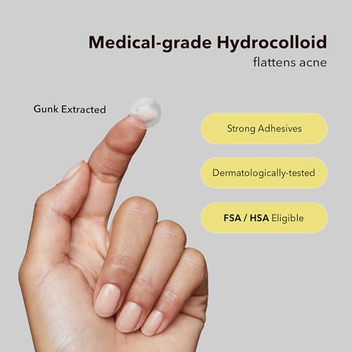 Avarelle Invisible Hydrocolloid Acne Patches - Ultra Thin Day Spot Treatment
