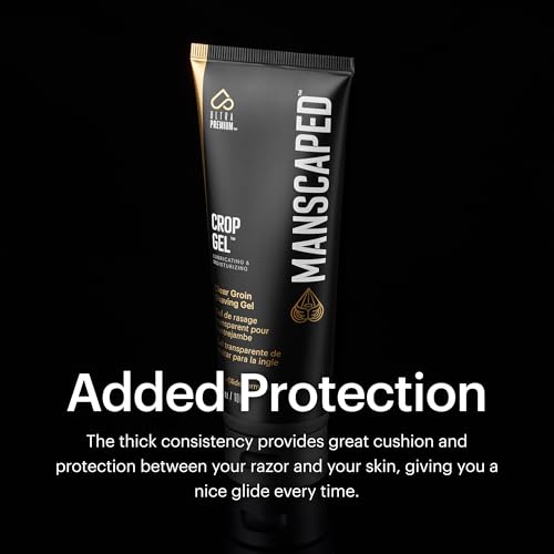 MANSCAPED Crop Gel Clear Shaving Gel for Groin Area - 3.5 oz