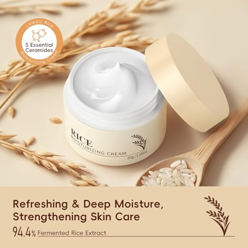 BEUKING Rice Face Cream - Long-Lasting Hydration & Firming