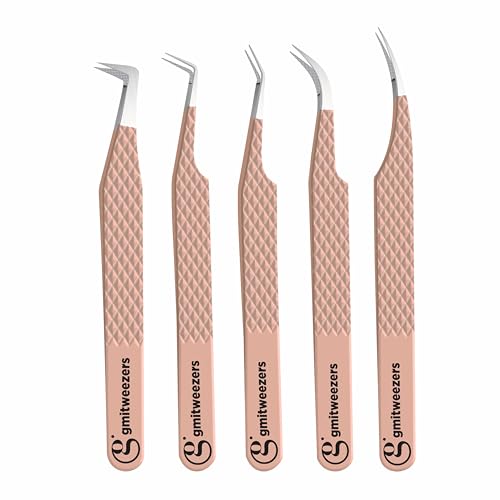 Professional Fiber Tip Tweezers for Eyelash Extensions