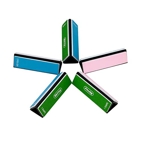 Professional Dual-Sided Nail Files and Buffers Set - 400/600/4000 Grit
