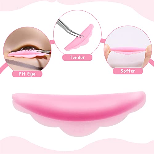 Hicarer 48 Silicone Eyelash Perming Rods - Small, Medium, Large