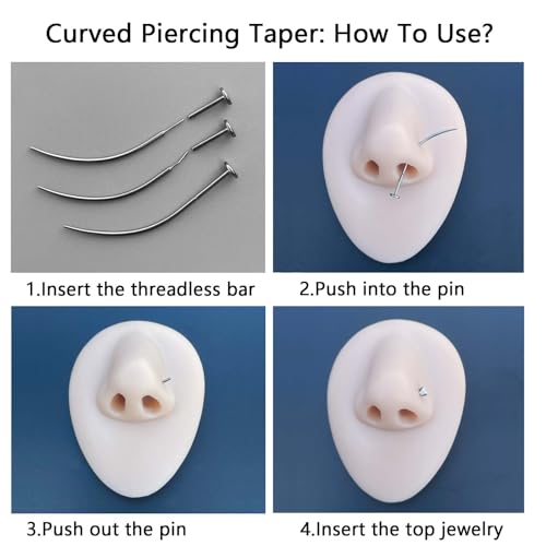 WOLAYI G23 Titanium Threadless Piercing Taper Tool for Body Jewelry