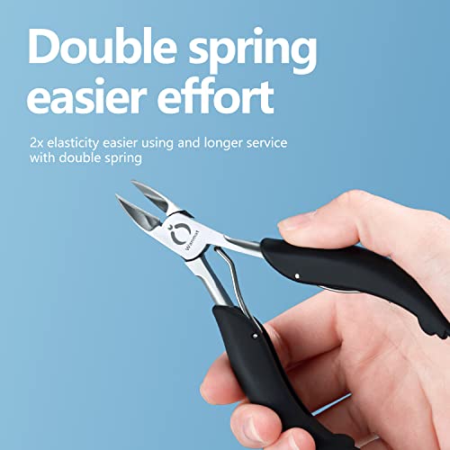 Wanmat Standard Toenail Clipper for Thick & Ingrown Toenails - Sharp Stainless Steel Nippers