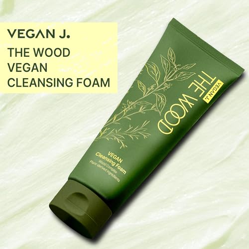 Vegan Wood Cleansing Foam 50g | Deep Pore Impurity Removal, Gentle & Hypoallergenic