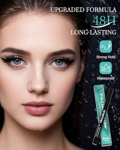 Obeyalash 2-in-1 Black Lash Glue Pen & Eyeliner - 48H Waterproof