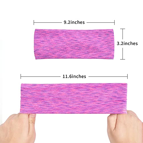 CÉLLOT 12-Pack Breathable Athletic Sweat Headbands for Sports & Yoga - Unisex, Moisture-Wicking, Non-Slip Fitness Headbands