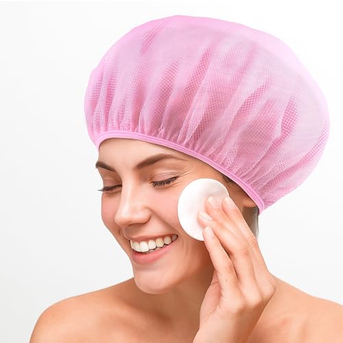 4 Pack Mesh Sleep Bonnets for Women - Soft, Breathable Hair Nets