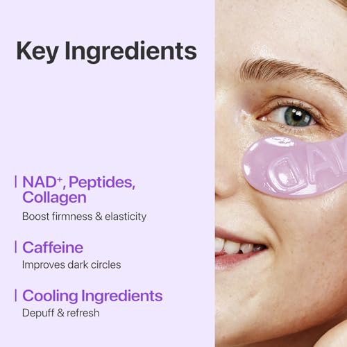 numbuzin No.9 Cooling Eye Patches with NAD+, Collagen & Peptides - 5 Pairs