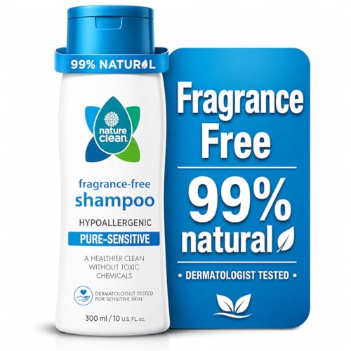 Nature Clean Pure Sensitive Shampoo, Hypoallergenic, 10 Fl Oz