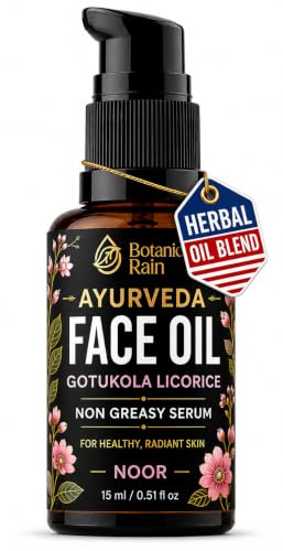 Ayurveda Face Oil for Dry & Mature Skin | Hydrating Serum with Gotukola & Licorice