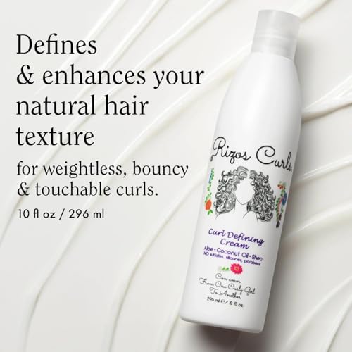 Rizos Curls Curl Defining Cream for Wavy, Curly & Coily Hair - Curl Cream