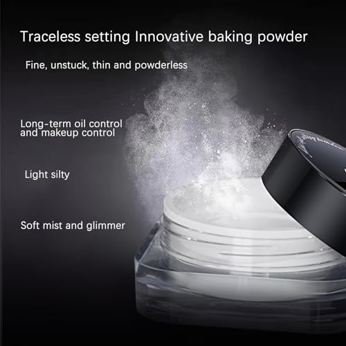 BLUE LOVE Loose Setting Powder - Oil Control, Waterproof, Translucent