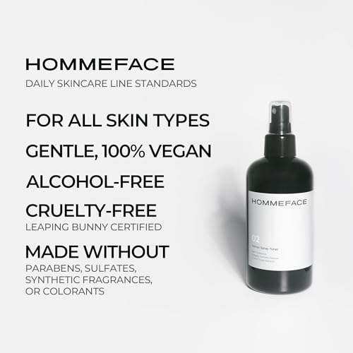 HommeFace Men’s Herbal Face Toner Mist - Hydrating & Pore Minimizing
