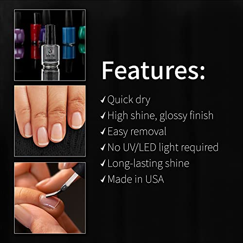 Seche Vite Dry Fast Top Coat ? Quick Dry Clear Nail Polish Top Coat for High Gloss Shine, Long-Lasting Manicure, Made in the USA, 0.5 fl oz