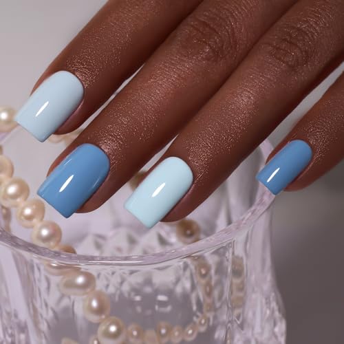 Firedeep Navy Blue Gel Nail Polish Set 10ml Hema-Free 6-Color Manicure Kit