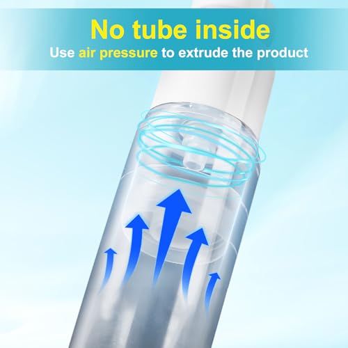 Bubimon 20 Pack Airless Pump Jar & Atomizer Bottles Set - Black
