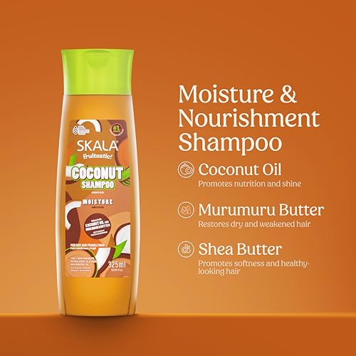 SKALA Fruitastic Coconut Shampoo 10.99 Fl Oz for Dry & Fragile Hair - Vegan & Paraben-Free