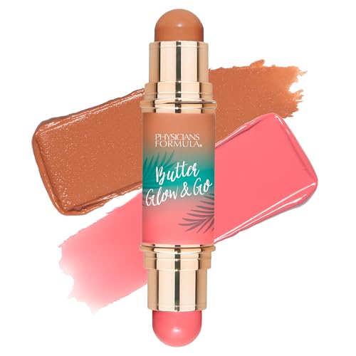 Physicians Formula Butter Glow & Go Stick - Sunkissed Rose, Multiuse Creamy Makeup