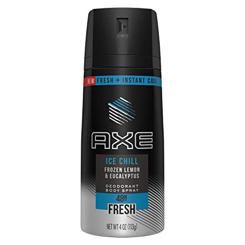 Axé Ice Chill Body Spray Pack of 3 | Lemon & Eucalyptus 48H Freshness