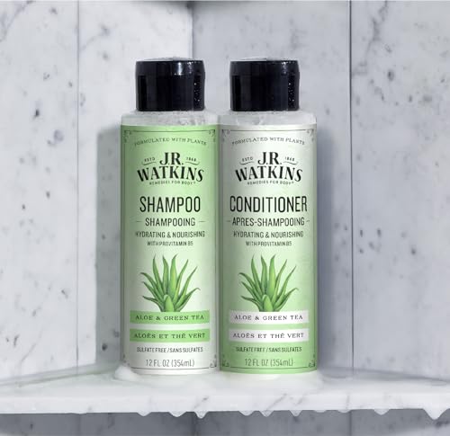 J.R. Watkins Hydrating Conditioner with Aloe & Green Tea - 12 fl oz (Pack of 2)