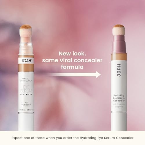 JOAH Perfect Complexion Under Eye Concealer & Serum - Hydrating, Peptide Infused for Dark Circles