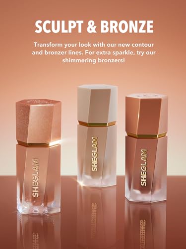 SHEGLAM Sun Beam Matte Liquid Bronzer Toffee - Long-Lasting Natural Finish