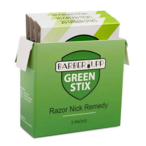 Styptic Stick Shave Accessories (Green Stix, 3 Pack) Stops Bleeding For Razor Nicks For Men & Women - Sanitary and Great For Barbers or Personal