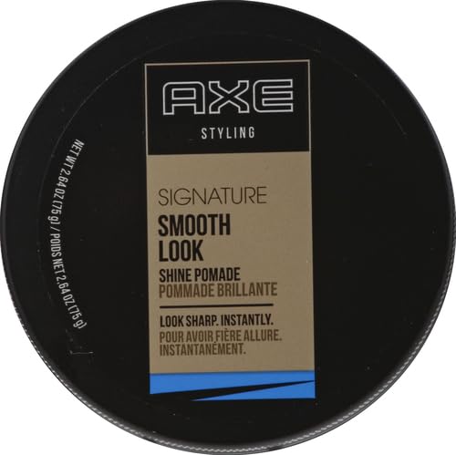 AXE Smooth Look Pomade 2.6oz - Medium Hold High Shine Hair Styling for Men
