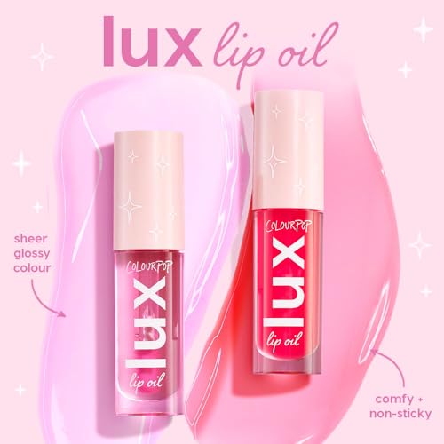 ColourPop Lux Lip Oil - Hydrating Sheer Tinted Lip Gloss with Chamomile & Calendula - Non-Greasy Nourishing Formula