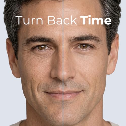 Retinol Face Wash for Men - Exfoliating Gel Cleanser for Oily & Acne-Prone Skin