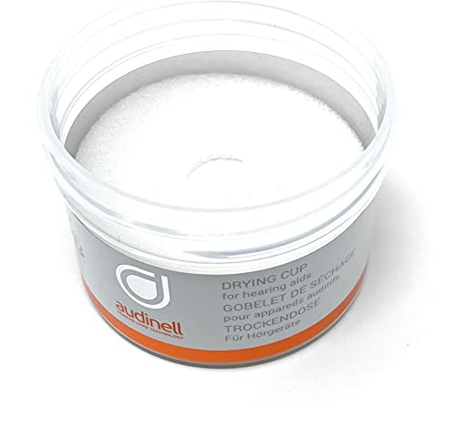 Audinell Hearing Aid Dryer Cup & Desiccant Kit - Moisture Remover