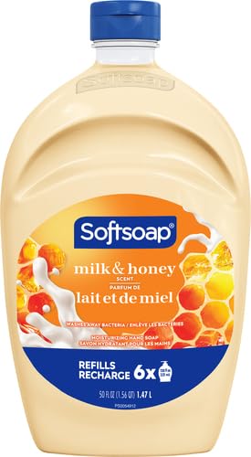 Softsoap Milk & Honey Liquid Hand Soap Refill, 100 Ounce (2-Pack)