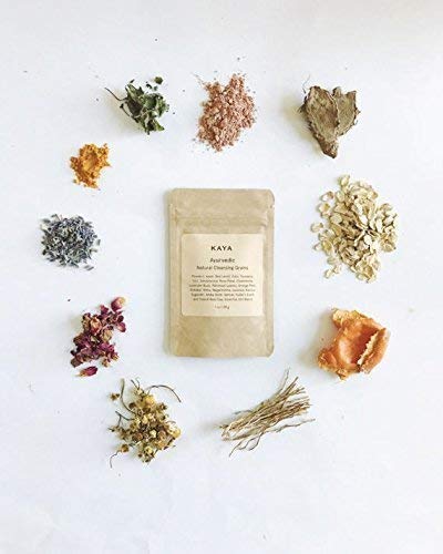 Ayurvedic Face & Body Scrub with Turmeric & Sandalwood - Natural Herbal Exfoliant