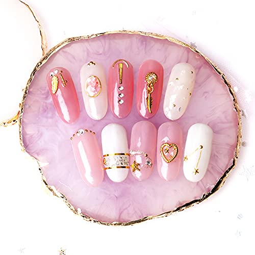 5-Piece Nail Art Brush Set with Resin Palette for Nail Design
