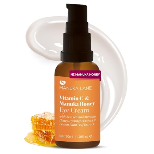 Vitamin C Eye Cream with Manuka Honey & Lemon Balm - 1.01 Fl Oz