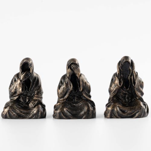 Oinas Gothic Mini Suriel Figurines - 3pcs Halloween Decor Set