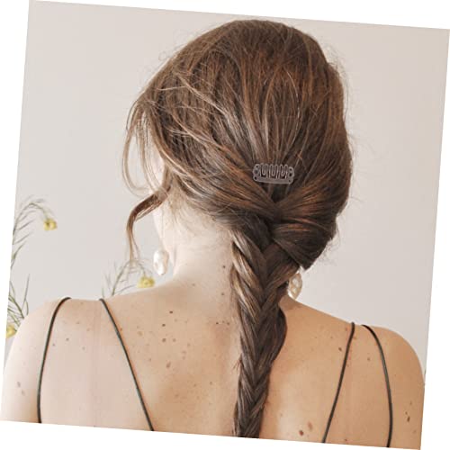 Beaupretty U-Shaped Wig Clips - 100Pcs Metal Snap Combs for Hair Extensions