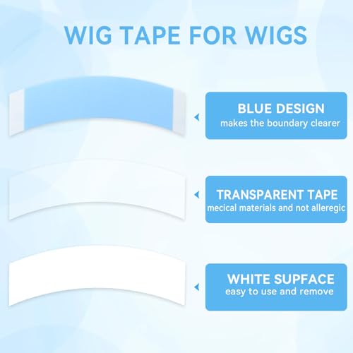 120 Pcs Wig Tape Double Sided Ultra Hold - Lace Front Tape for Wigs (Variation: 120)