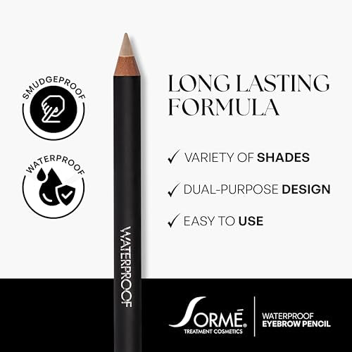 SORMÉ Waterproof Eyebrow Pencil in Soft Blonde - Dual Purpose Makeup