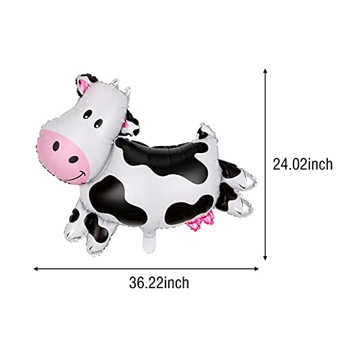 Farm Animals 2nd Birthday Party Decorations - 12PCS Foil Balloons