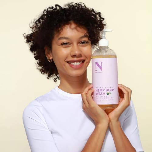 Dr. Natural Hemp Body Wash, Calming Lavender, Moisturizing for Sensitive Skin